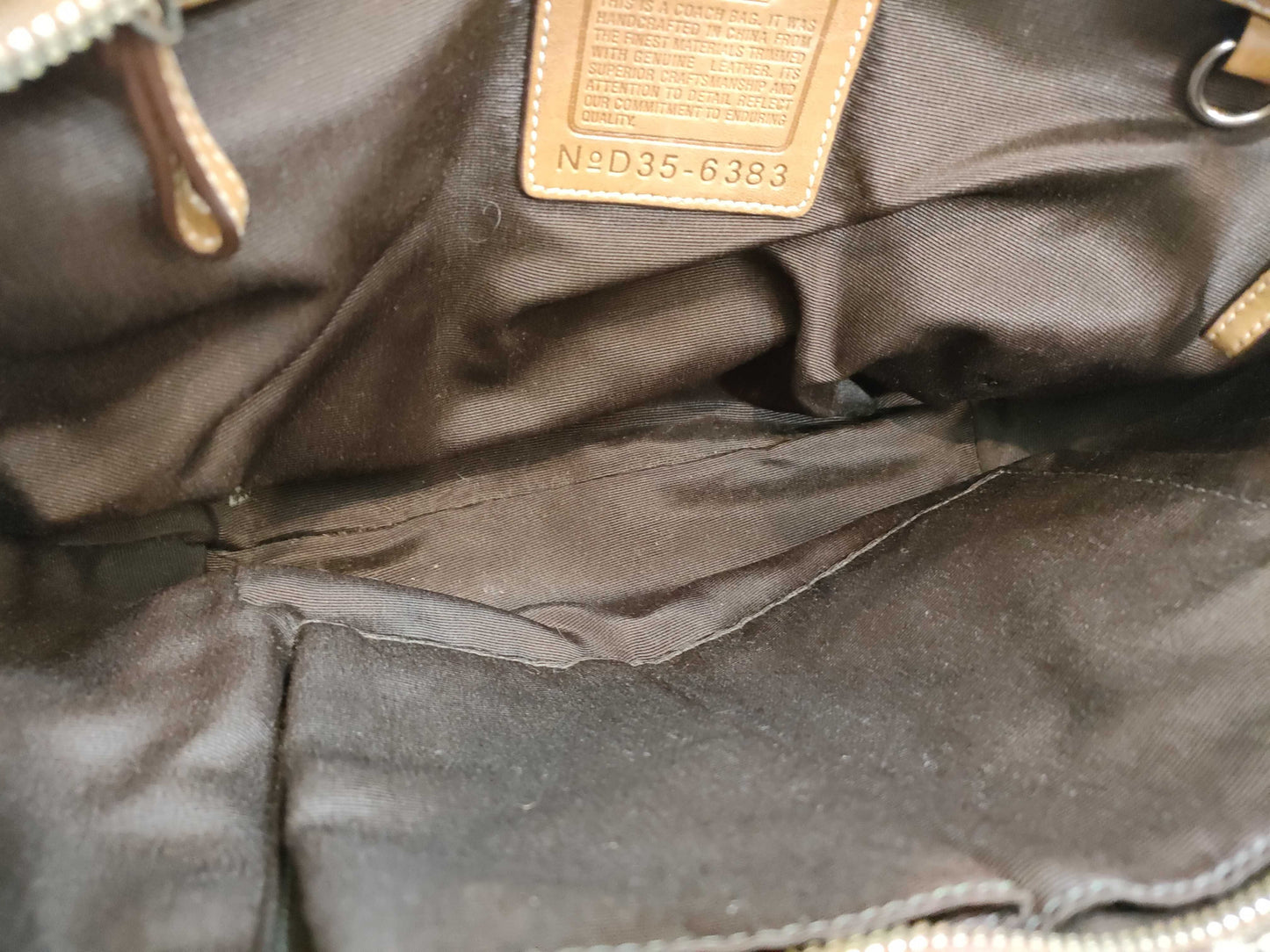 COACH Signature 18651/6279/6383/13341 Hand Tote and other 4-piece handbag set