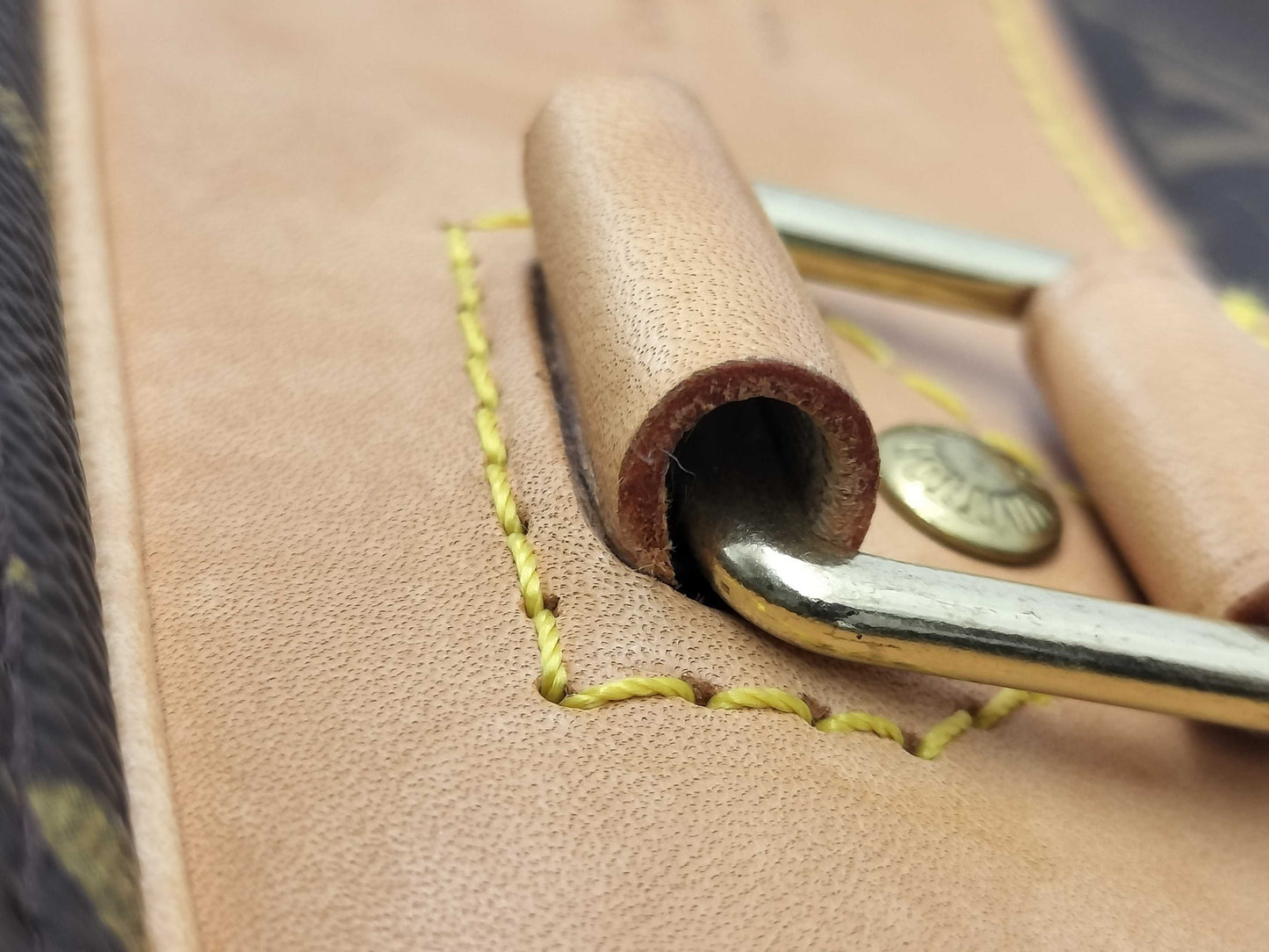 LOUIS VUITTON Monogram Alize Trois Poche Boston Bag