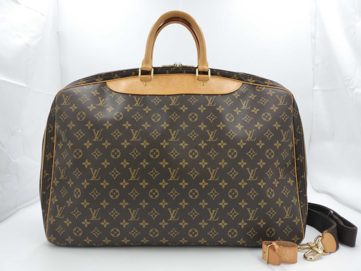 LOUIS VUITTON Monogram Alize Trois Poche Boston Bag