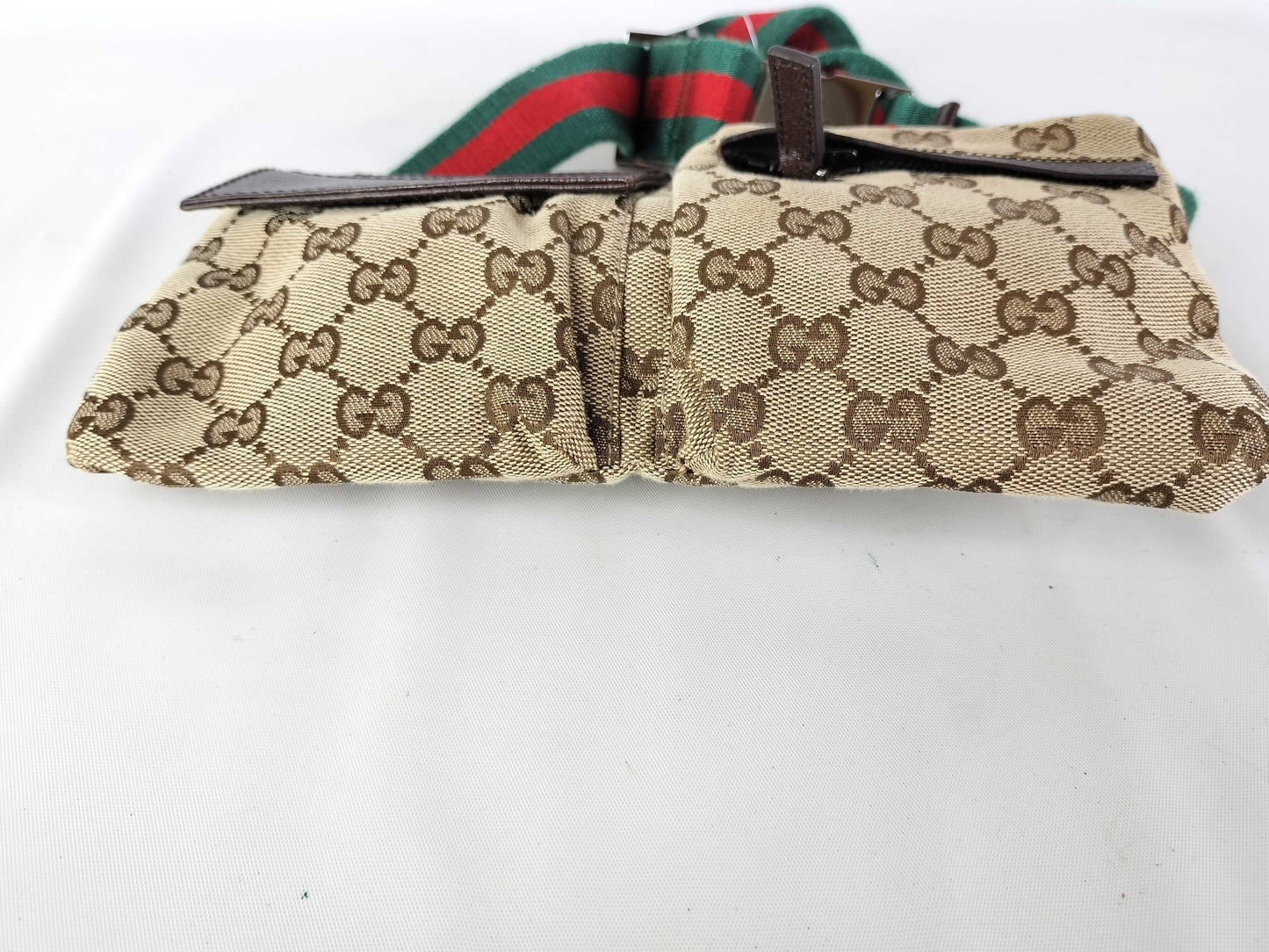 GUCCI GG Canvas 162962 Waist Pouch Waist Bag