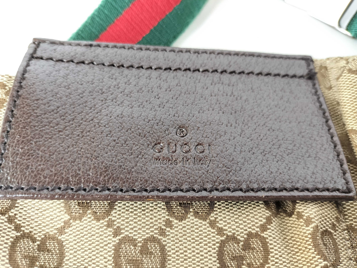 GUCCI GG Canvas 162962 Waist Pouch Waist Bag
