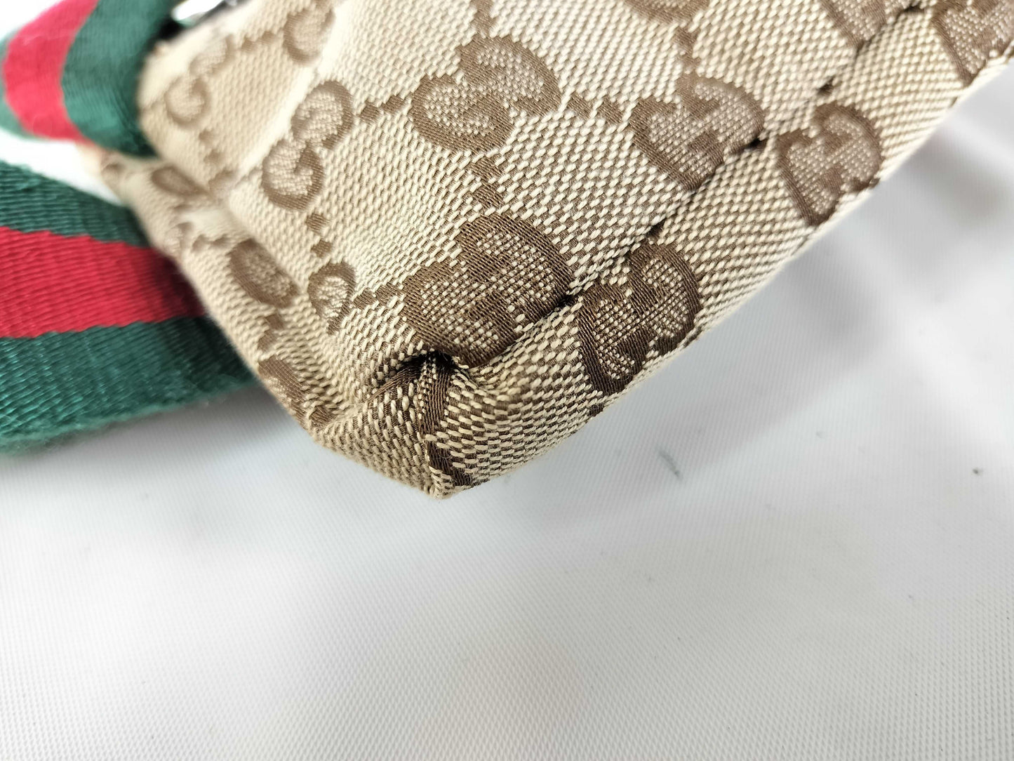 GUCCI GG Canvas 162962 Waist Pouch Waist Bag
