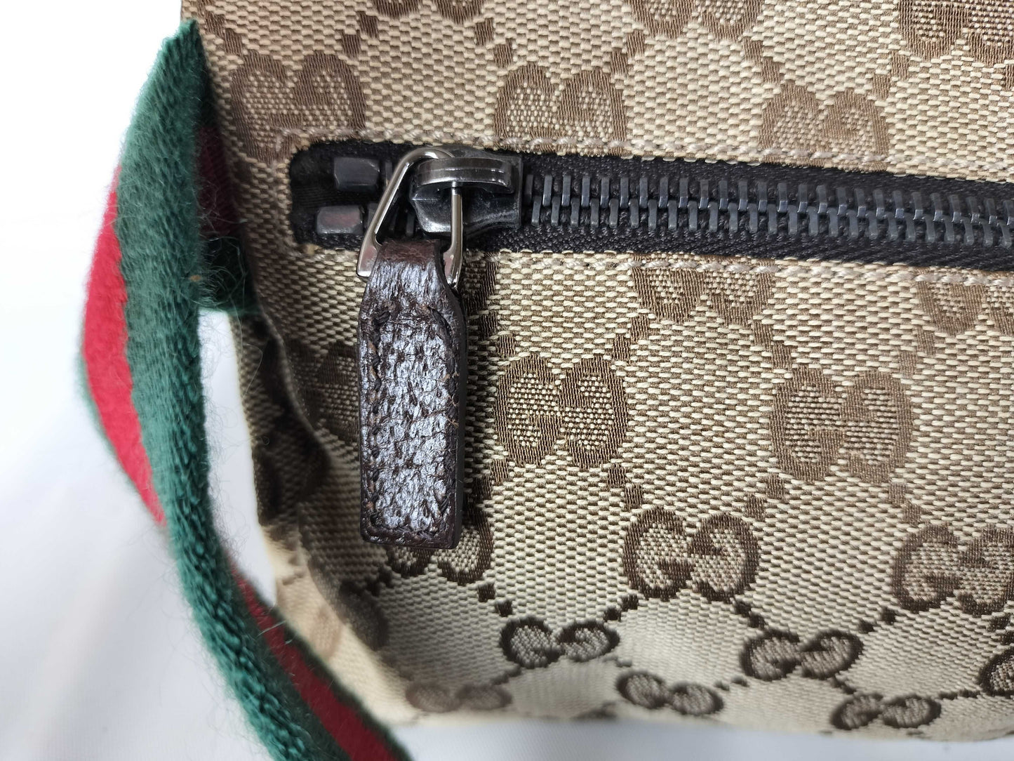 GUCCI GG Canvas 162962 Waist Pouch Waist Bag