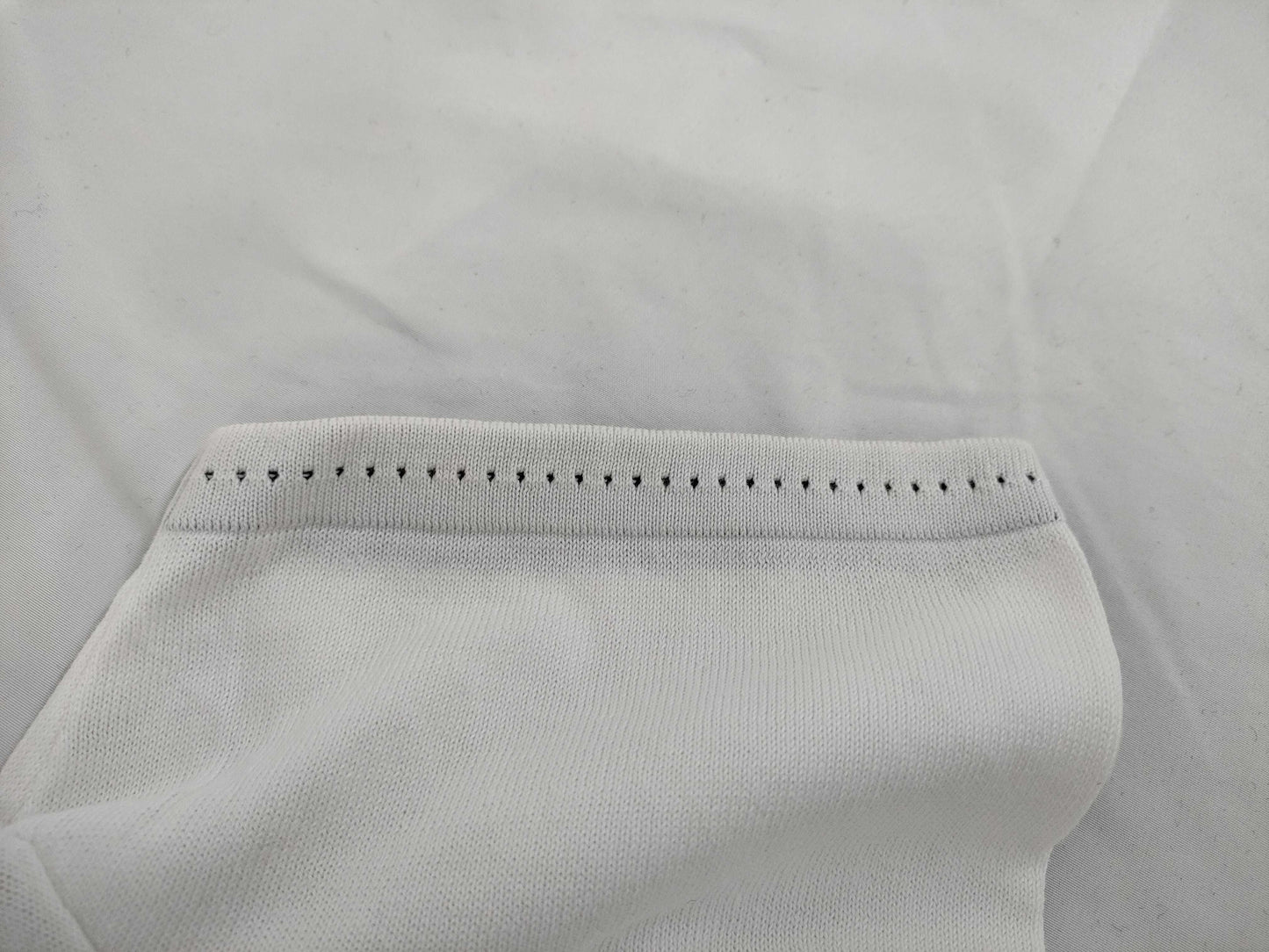 CHANEL Vertical Logo Knit T-Shirt with Missing Tag