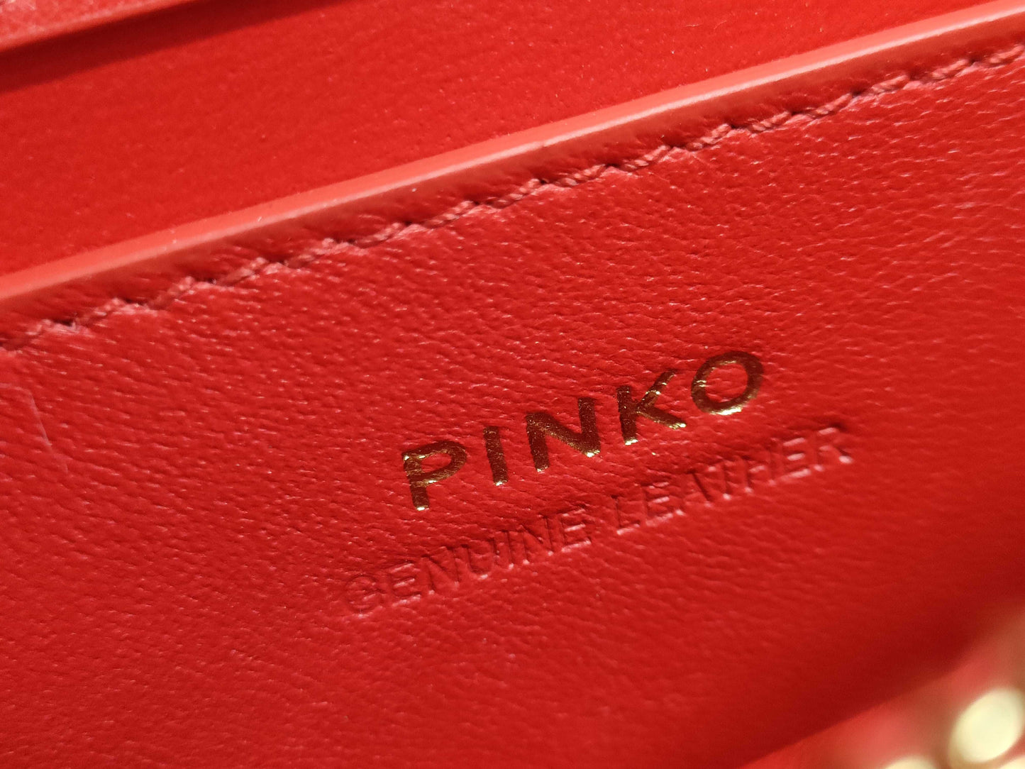 Pinko Bag Red Stone Shoulder Bag