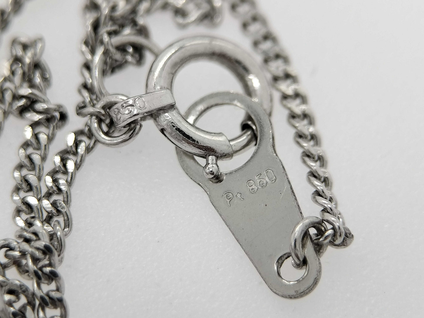 D0.31ct Pt900/850 3.8g Necklace