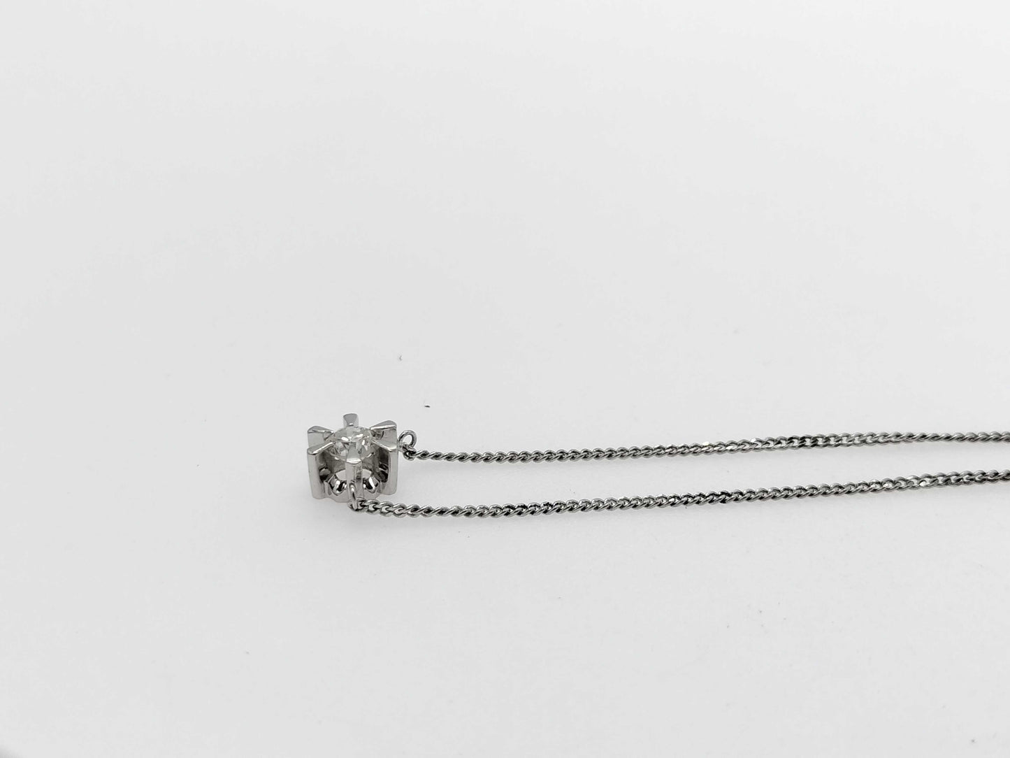 D0.31ct Pt900/850 3.8g Necklace