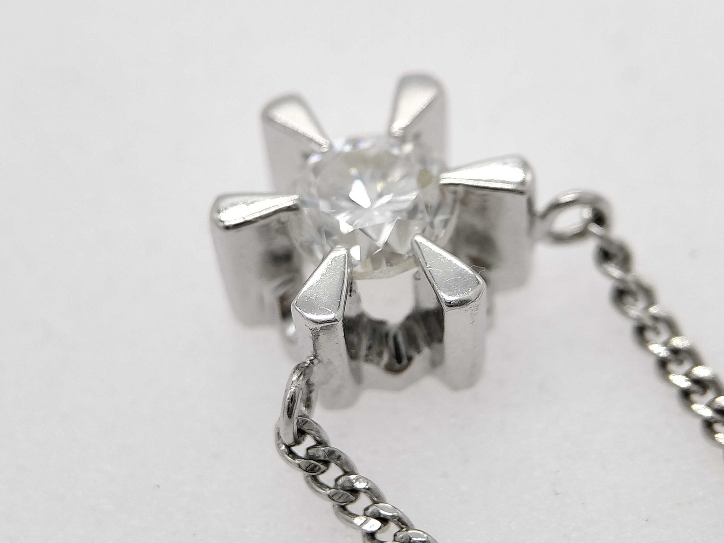 D0.31ct Pt900/850 3.8g Necklace