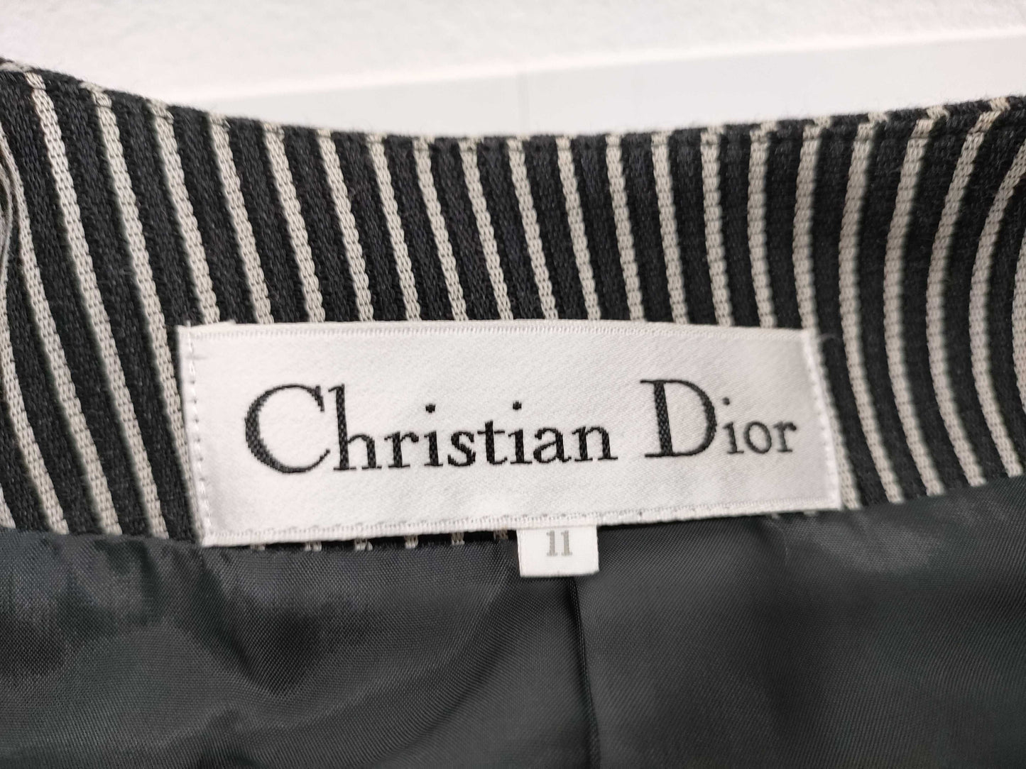 Dior Striped Tailored Jacket