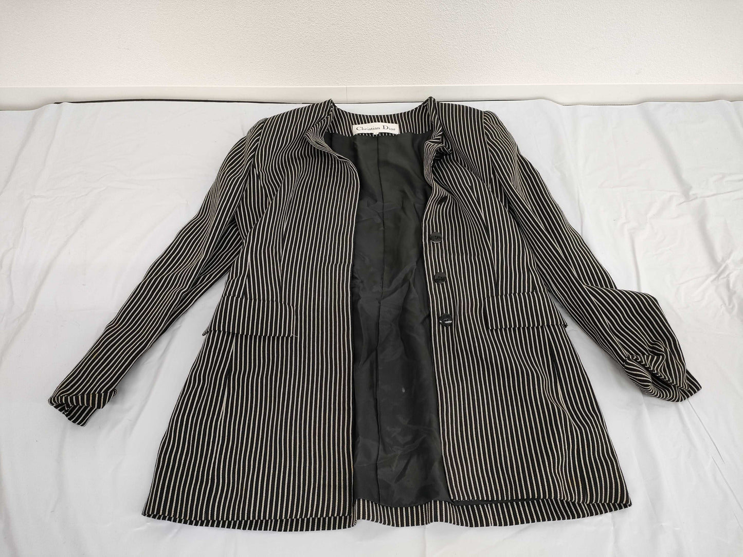 Dior Striped Tailored Jacket