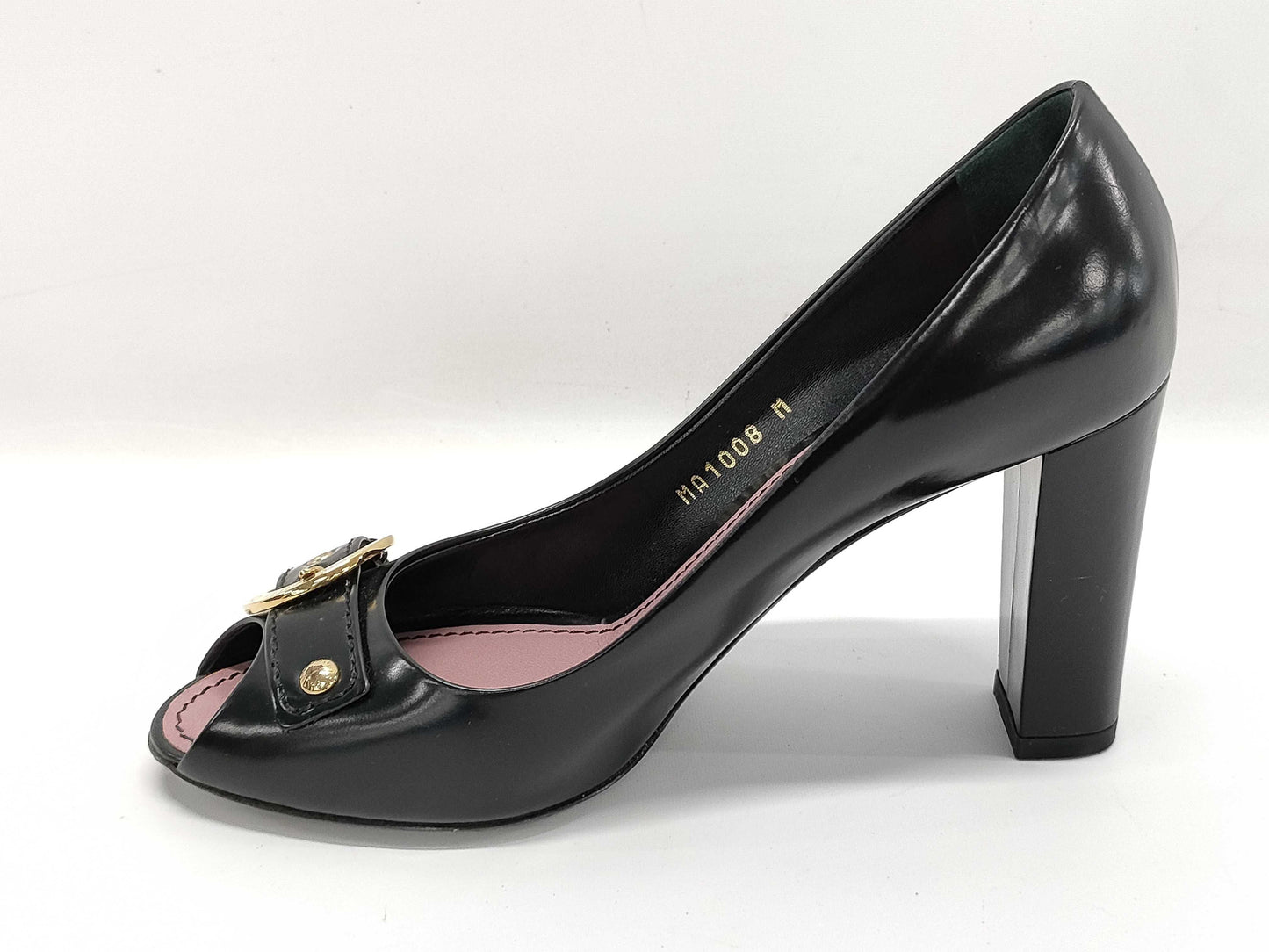 LOUIS VUITTON open-toe heel sandals
