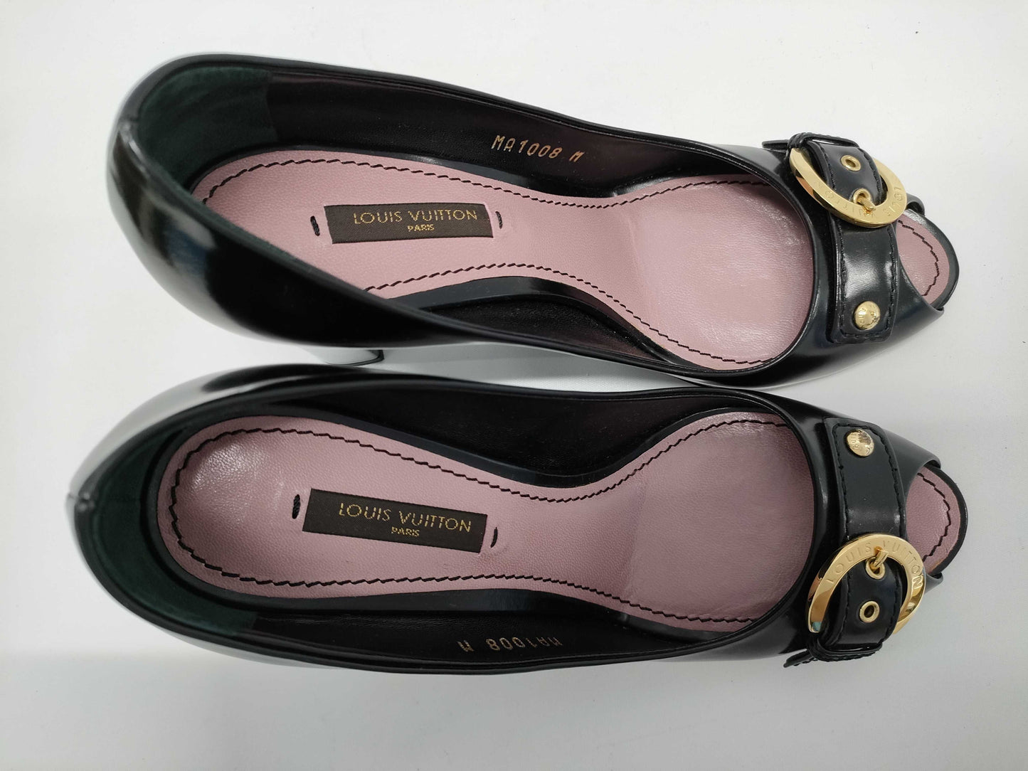 LOUIS VUITTON open-toe heel sandals
