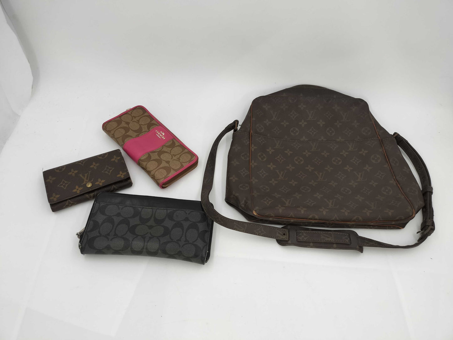 LOUIS VUITTON Monogram Marceau / Porte Monne Zip etc. / Junk Wallet / Bag Set Shoulder Bag