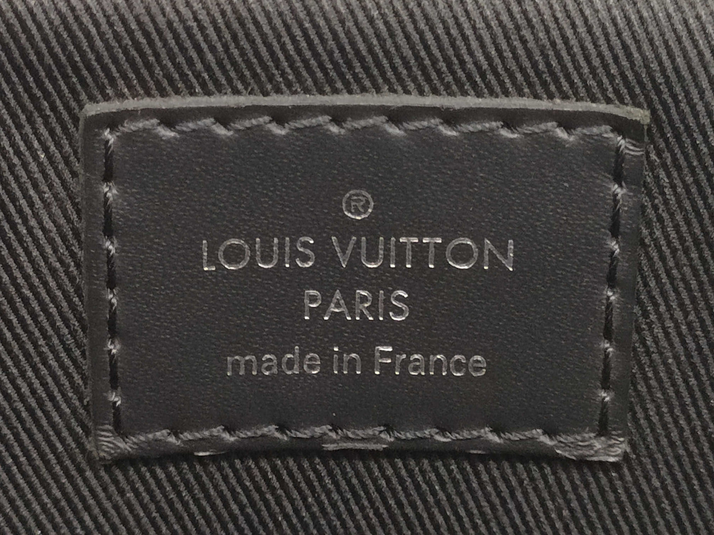 LOUIS VUITTON Damier Graphite N40000 Anton Handbag