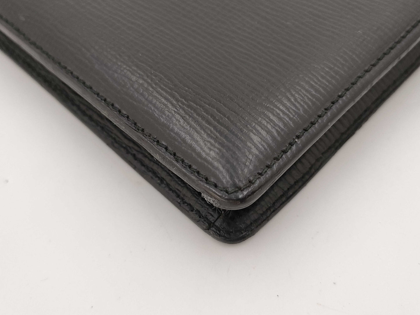 LOEWE Leather Anagram Clutch Bag Black Clutch Bag