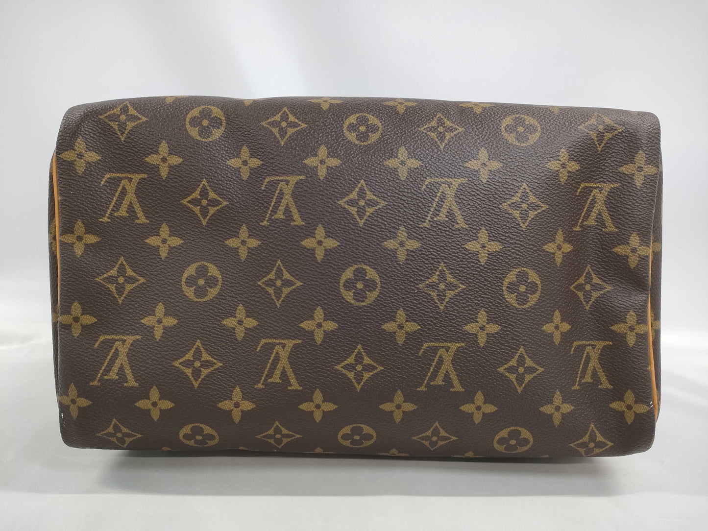 LOUIS VUITTON Monogram Speedy Handbag with Broken Zipper Pull