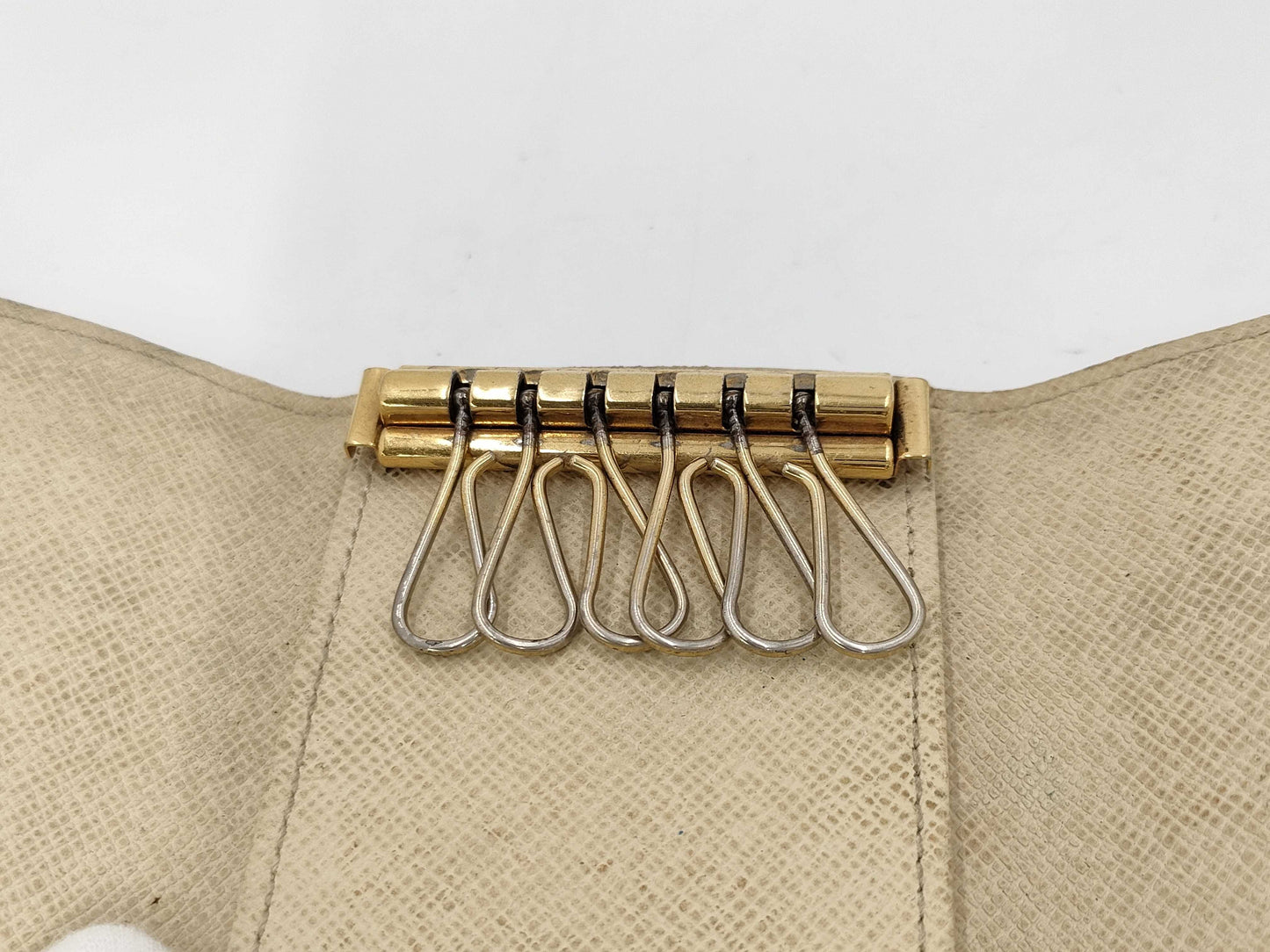 LOUIS VUITTON Damier Azur N61745 Multicle 6 Key Case/Key Holder