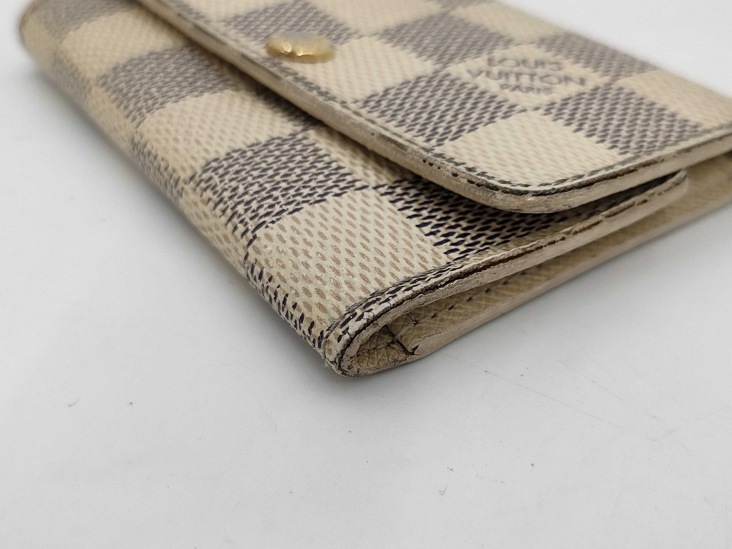 LOUIS VUITTON Damier Azur N61745 Multicle 6 Key Case/Key Holder