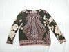 LEONARD Long Sleeve Khaki Top