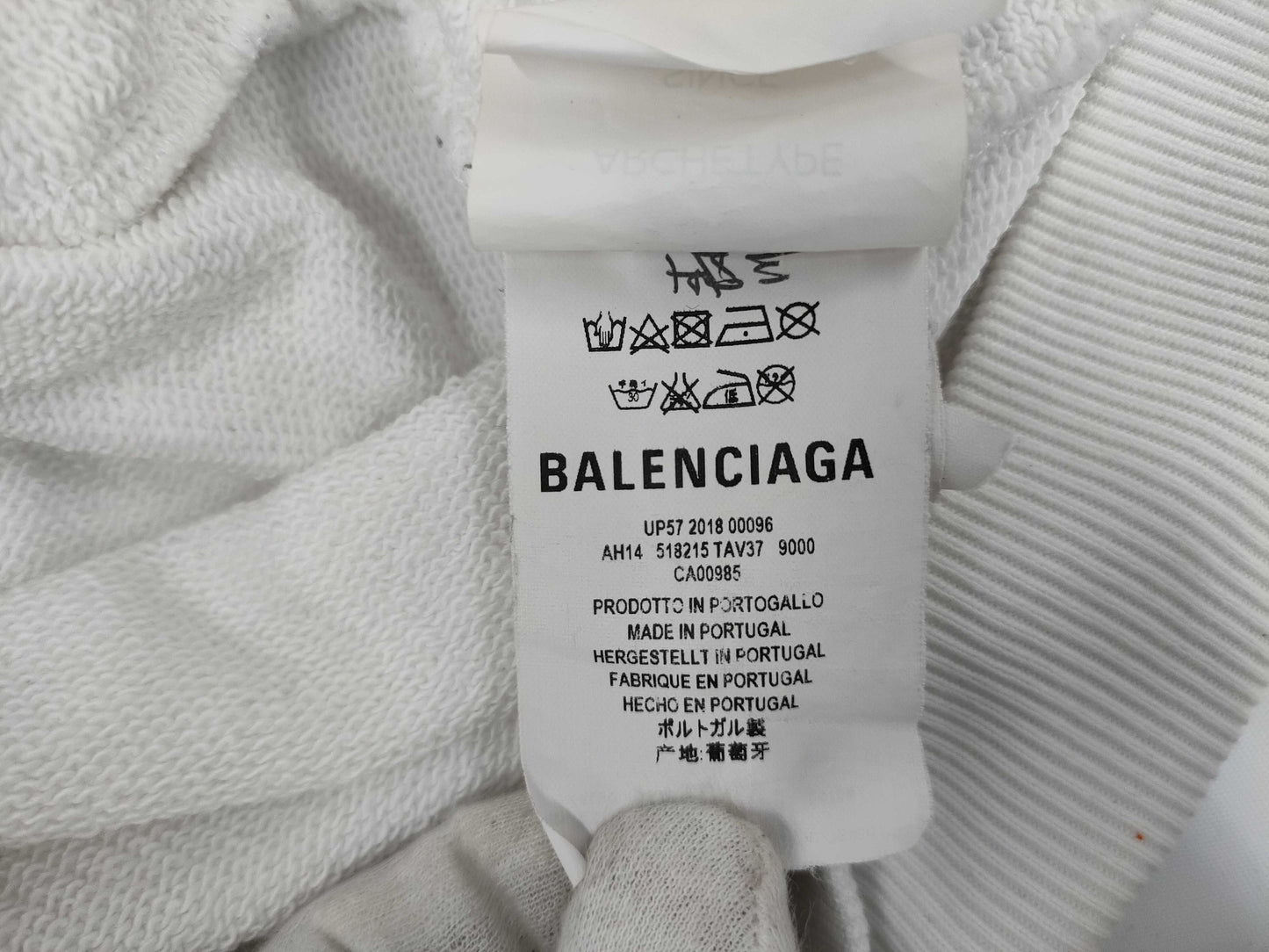 BALENCIAGA Back Logo Hoodie / CA00985 Tops
