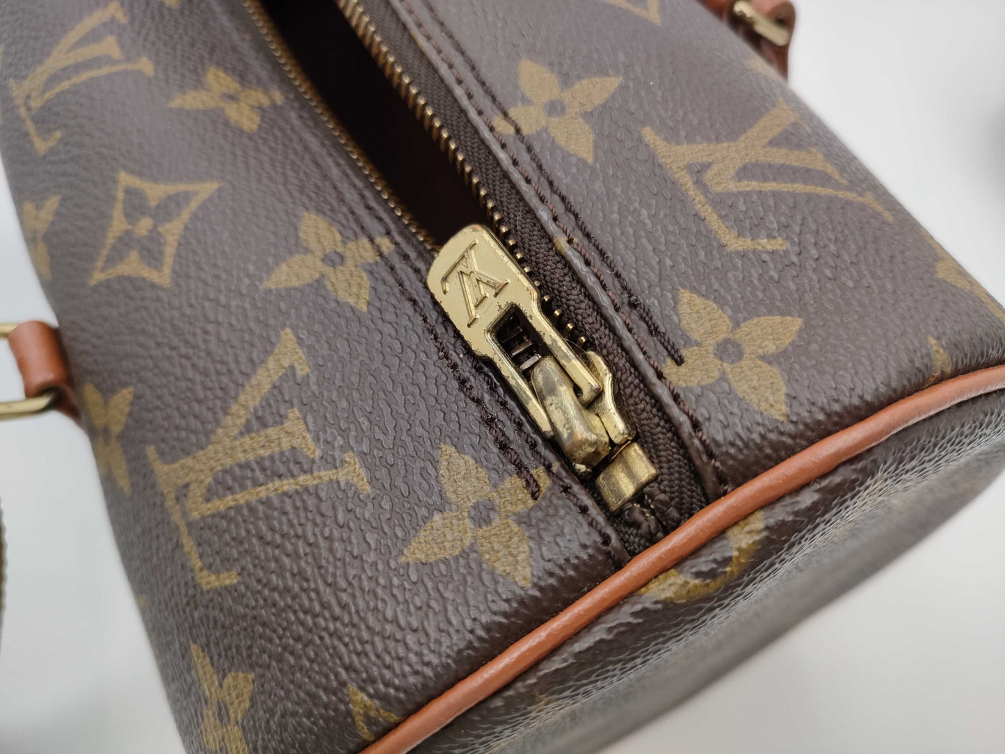 LOUIS VUITTON Monogram Old Papillon Handbag with Pouch