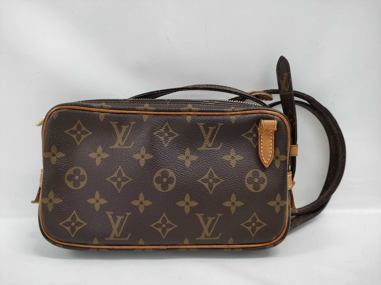 LOUIS VUITTON Monogram M51828 Pochette Marly Bandouliere Shoulder Bag