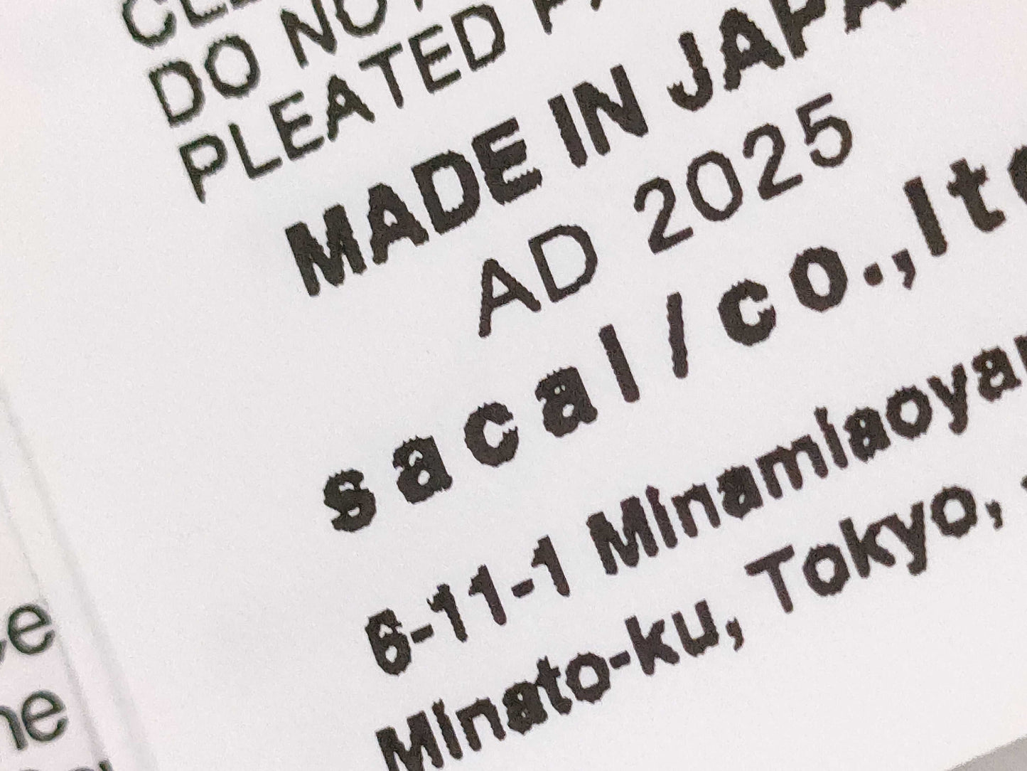 sacai jacket SCW-215 jacket