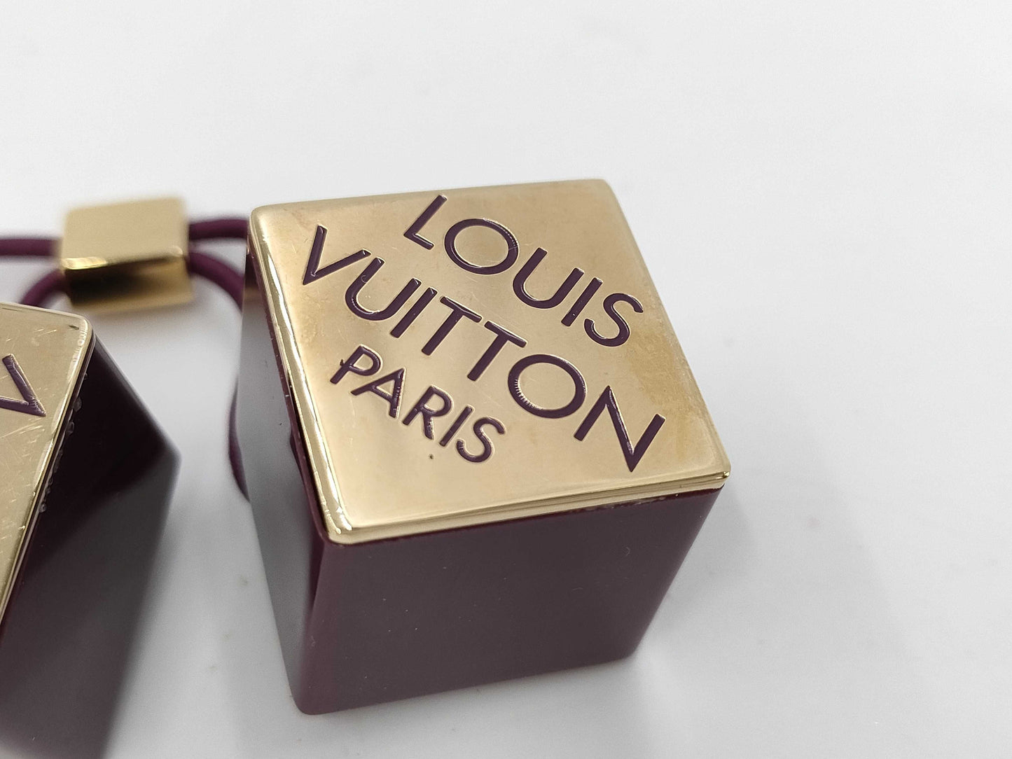 LOUIS VUITTON Mobile Phone Strap *1 / Hair Cube *1 / Monogram Shoe-Shaped Keychain *1 / LV Accessory 3-Piece Set Other Accessories