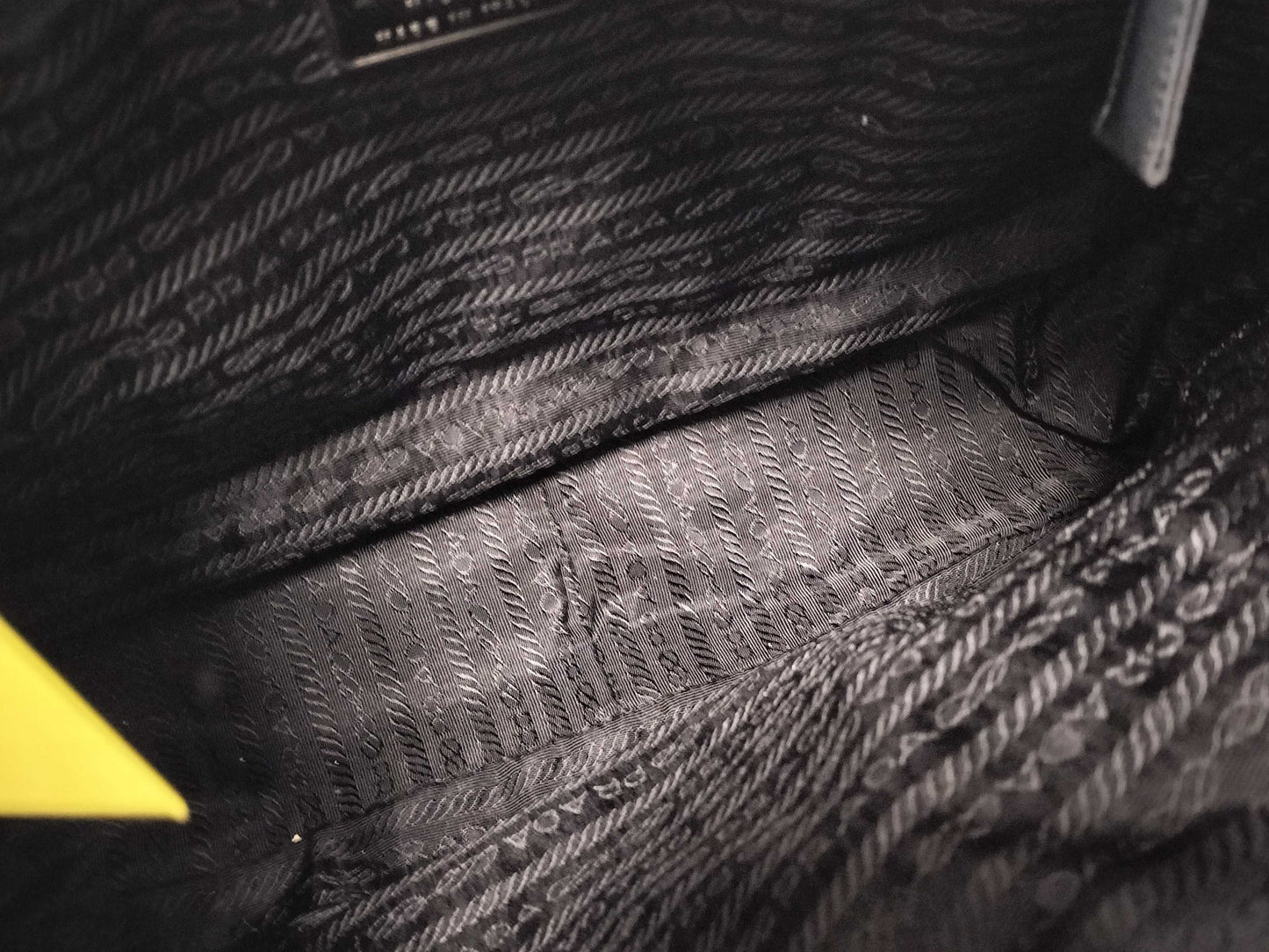 PRADA nylon plastic shoulder bag