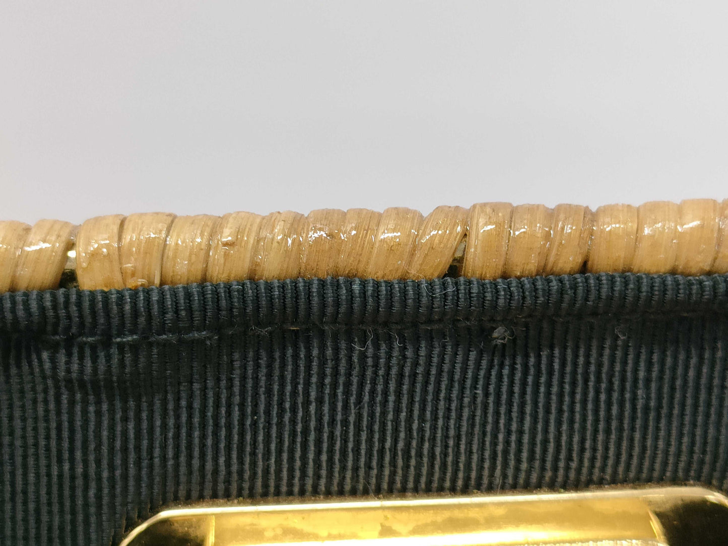 Salvatore Ferragamo Gancini Rattan Chain Shoulder Bag