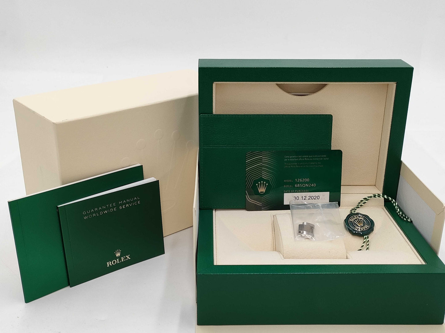 ROLEX 126200 685QN240 Black Dial Men's Watch