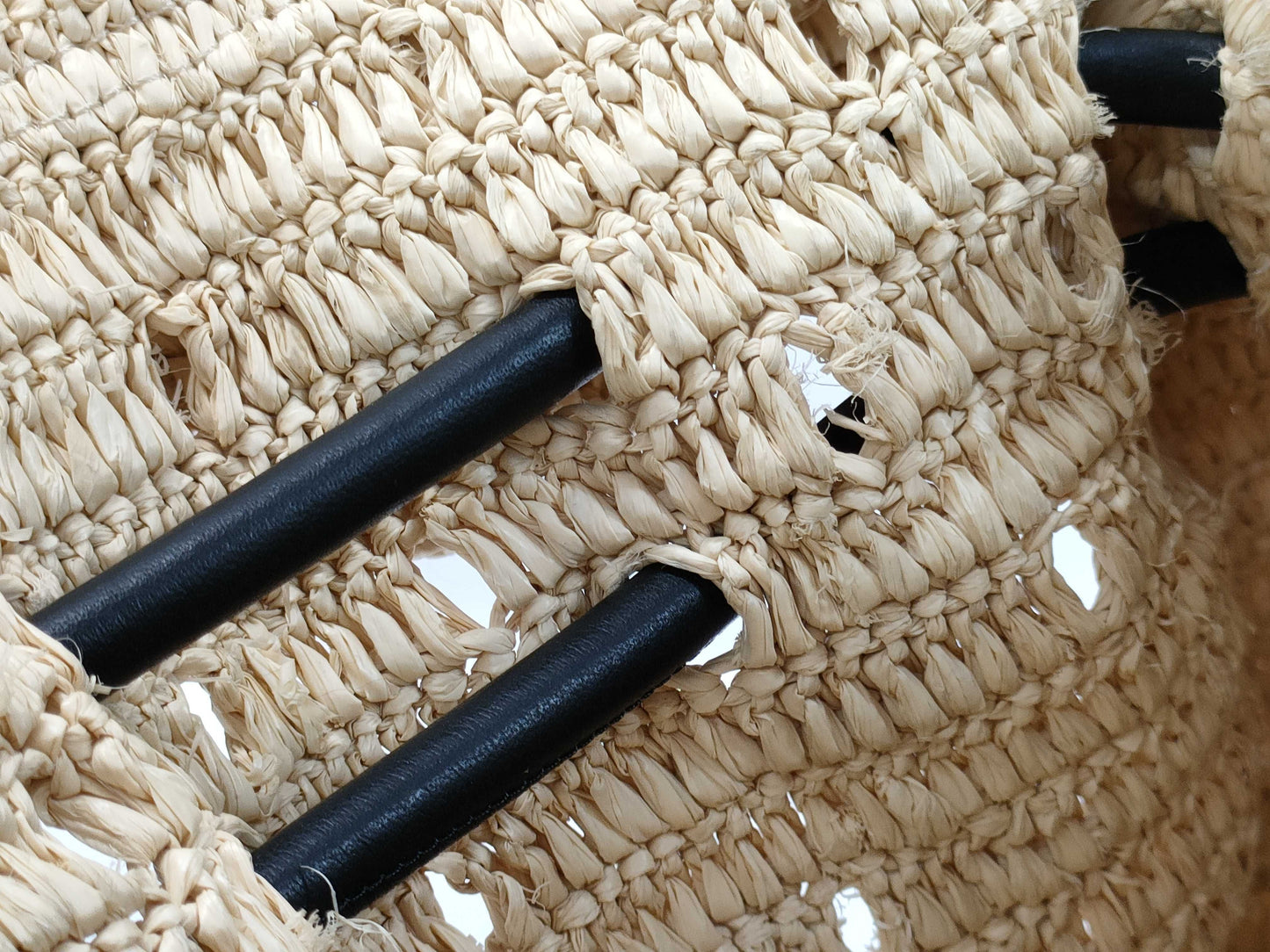 LOEWE Flamenco Raffia Straw Shoulder Bag