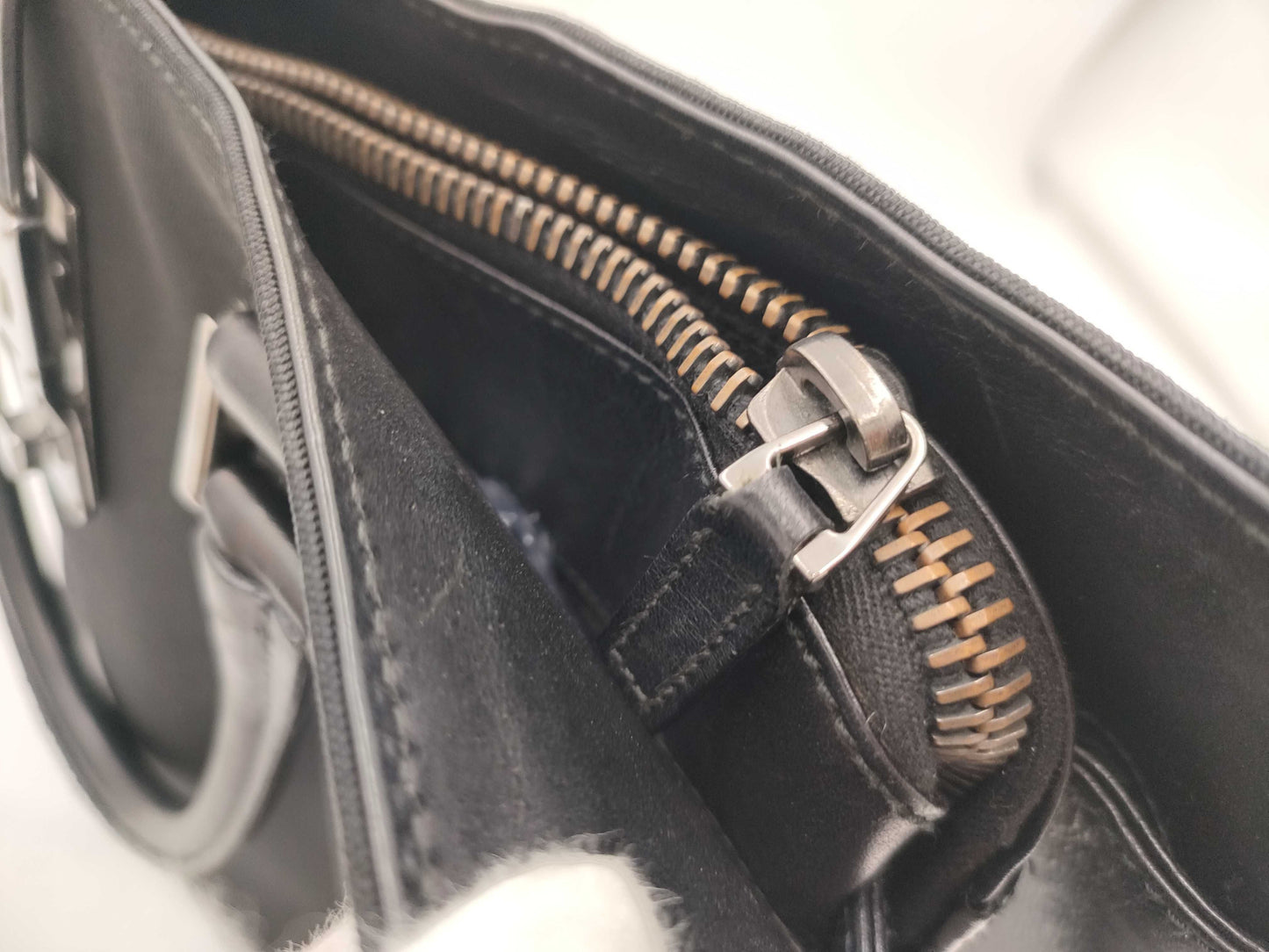 GUCCI 114262.3444 Business Bag Canvas Leather Tote Bag