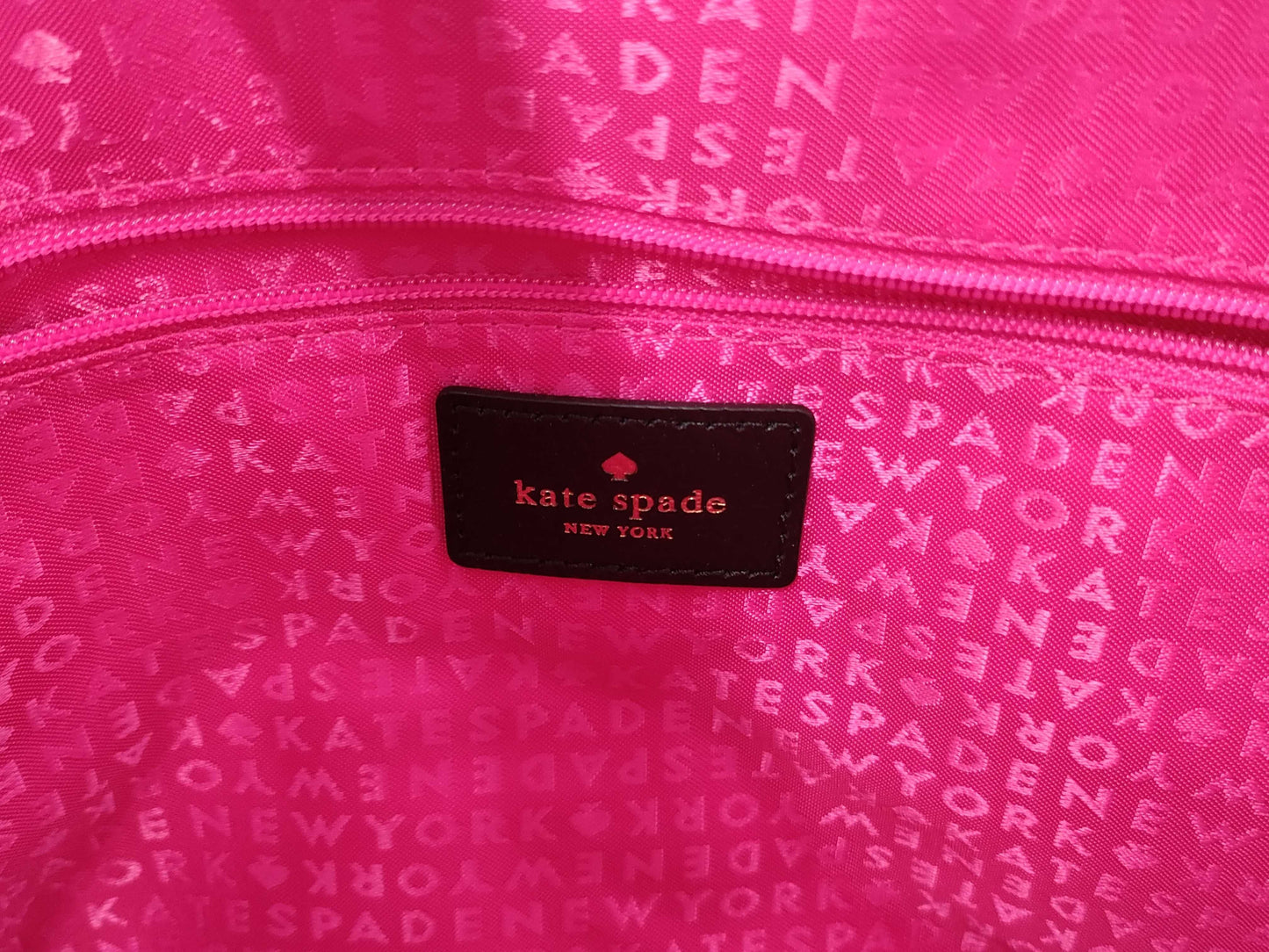Kate Spade Leather Handbag Black Tote Bag