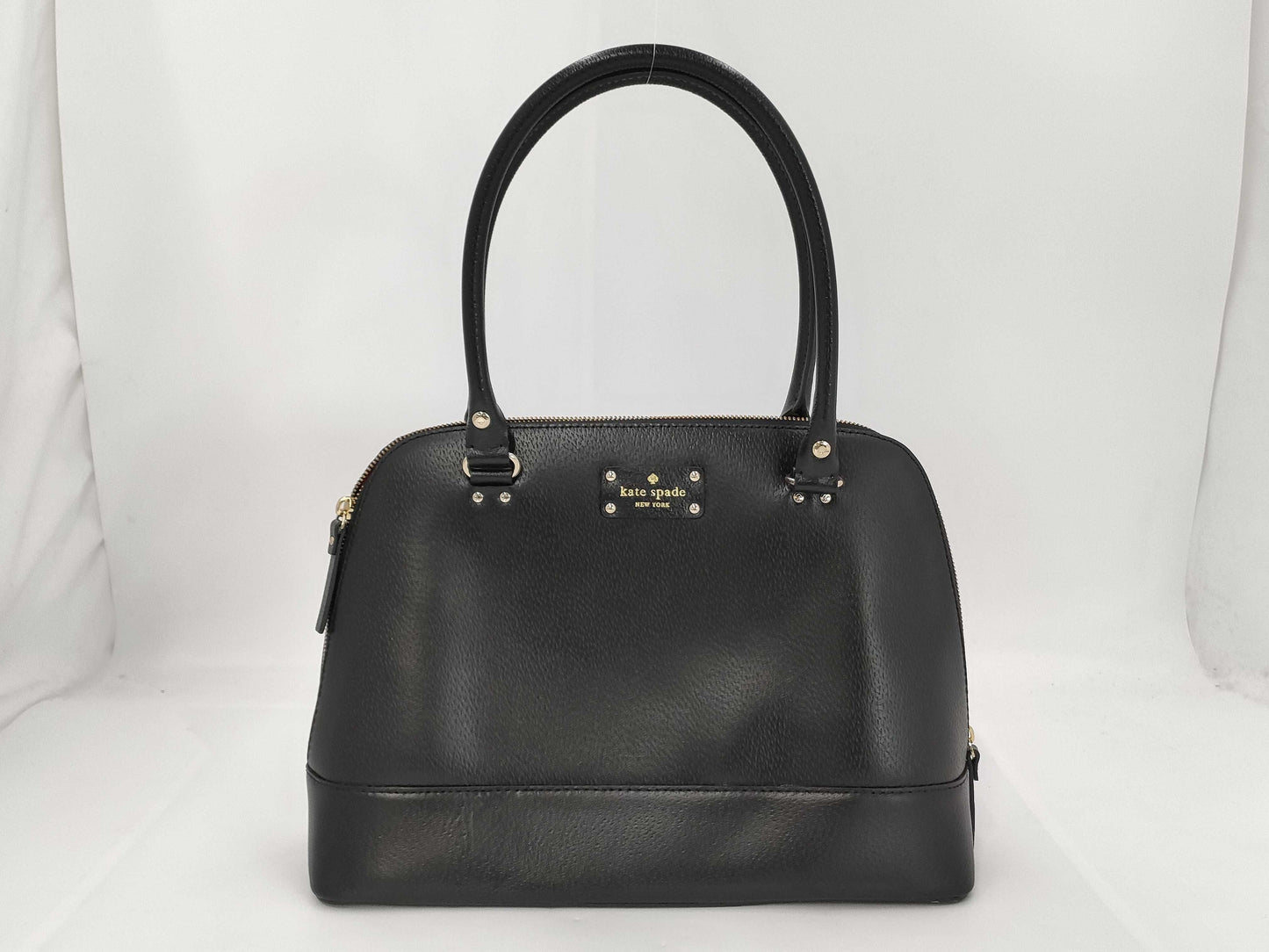 Kate Spade Leather Handbag Black Tote Bag