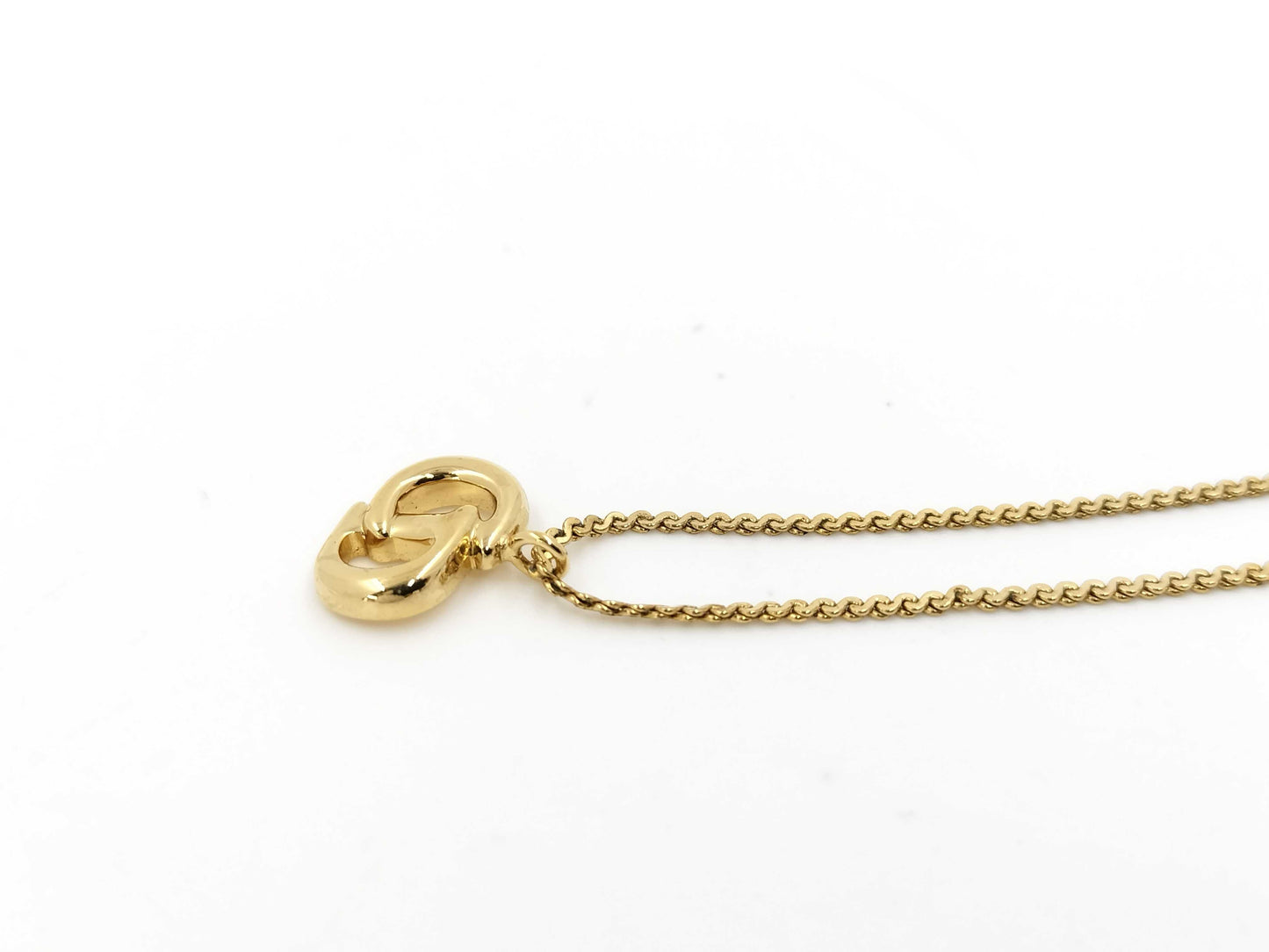 Dior Necklace Logo CD Gold Necklace