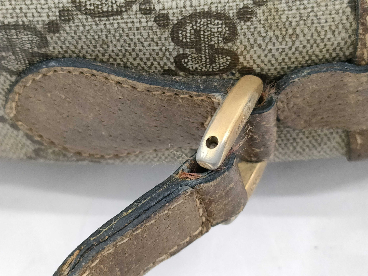 GUCCI Old Gucci Sherry Line Shoulder Bag