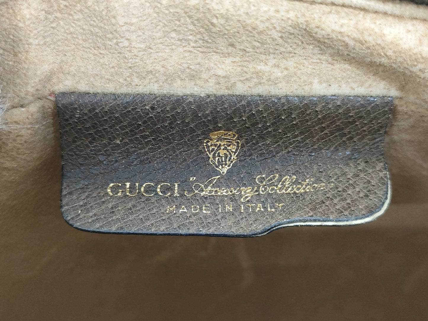 GUCCI Old Gucci Sherry Line Shoulder Bag