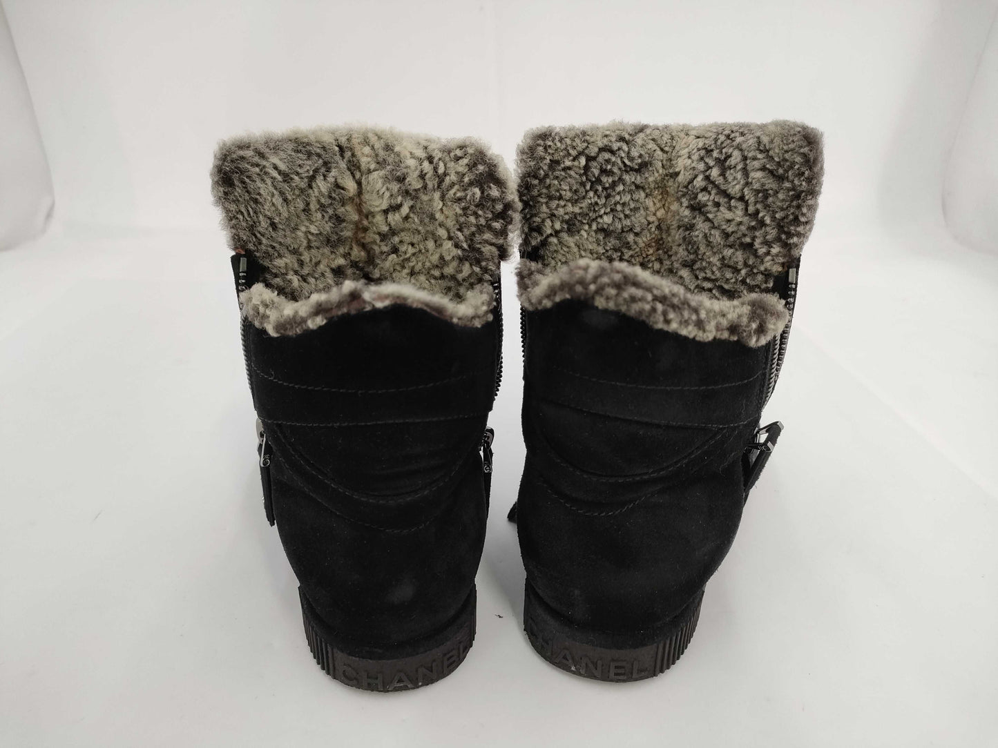 CHANEL Boa Coco Mark Black Other Shoes