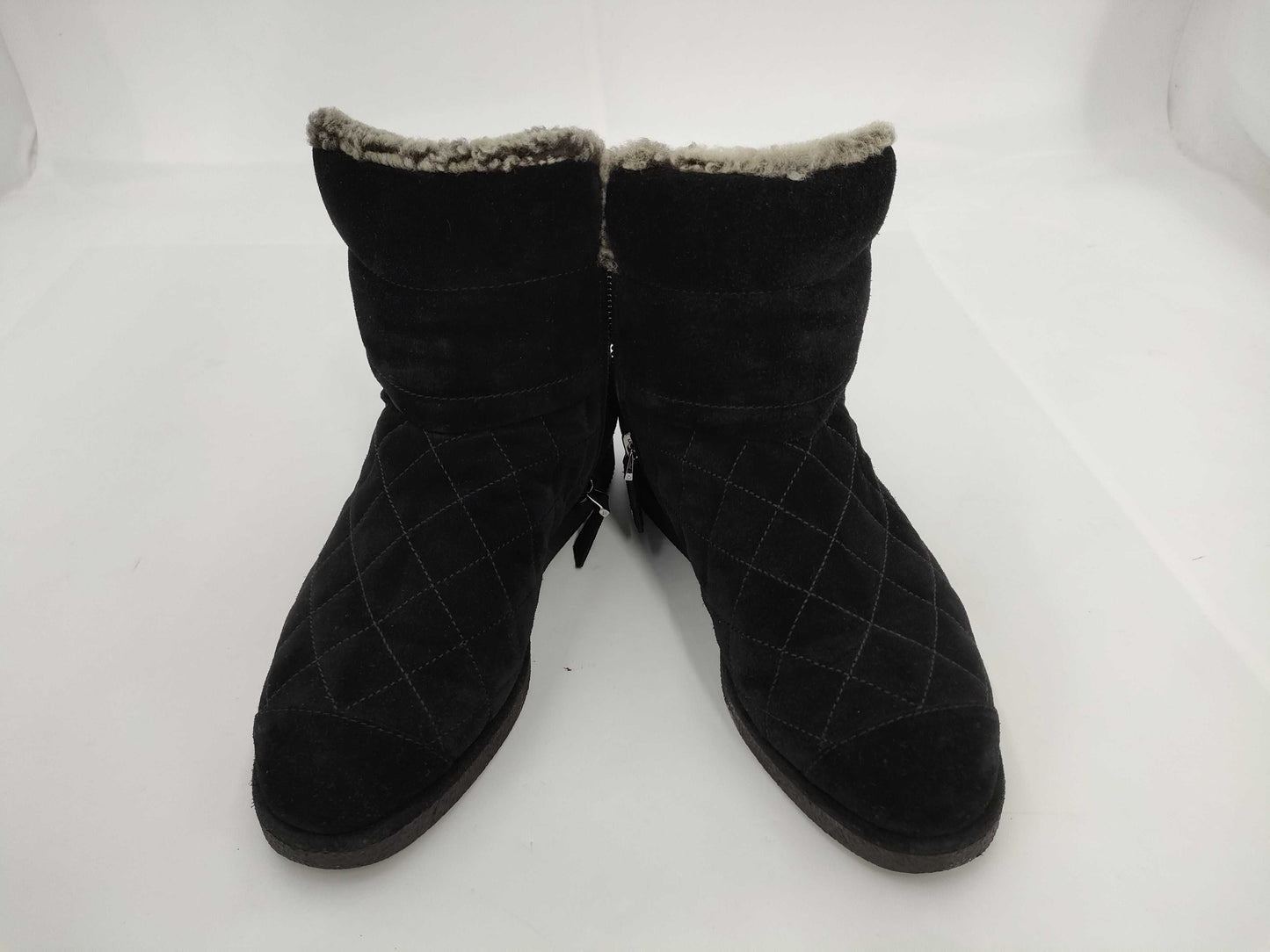 CHANEL Boa Coco Mark Black Other Shoes
