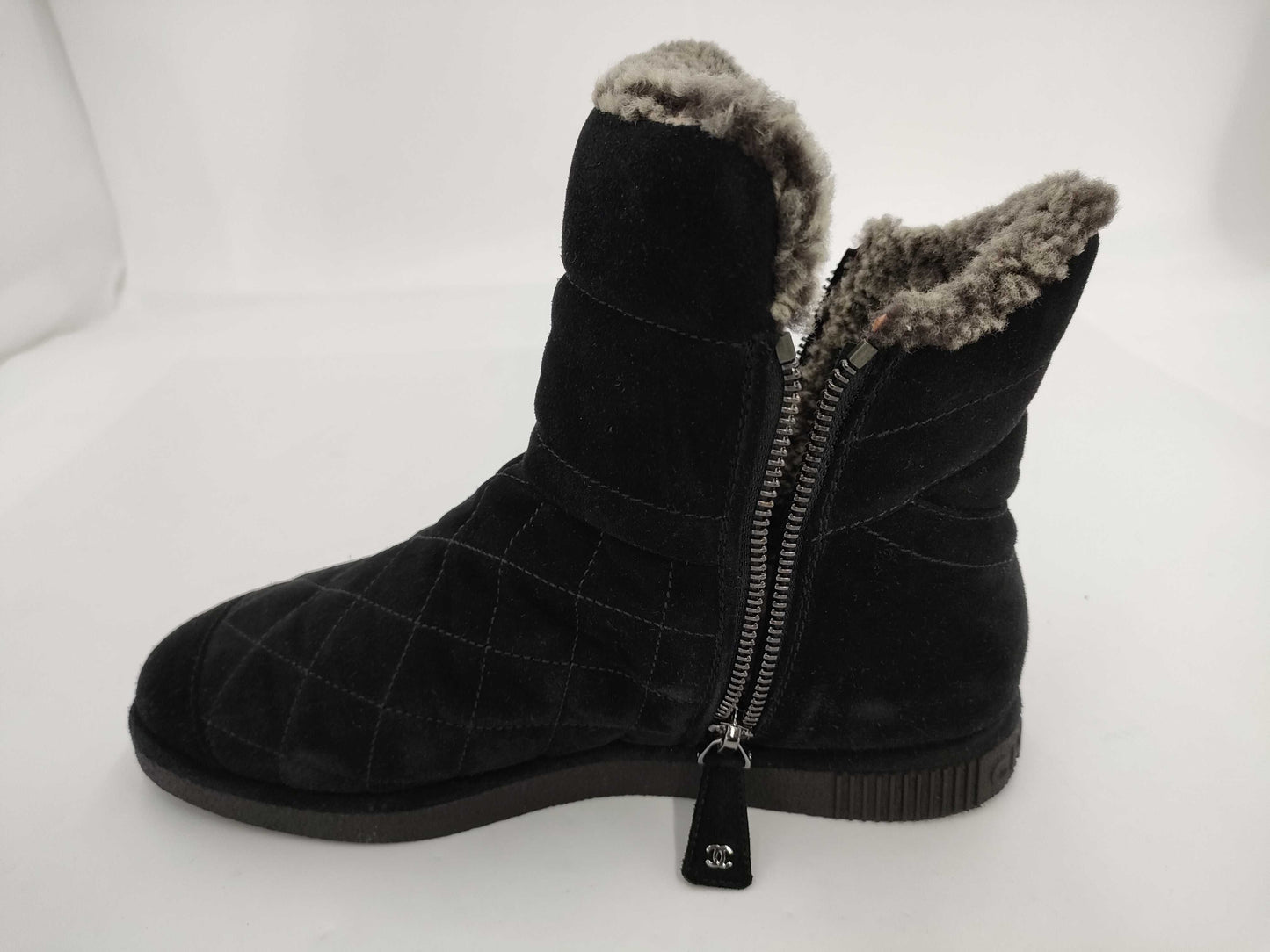 CHANEL Boa Coco Mark Black Other Shoes