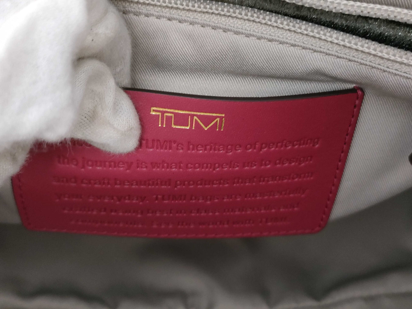 TUMI 2-Way Bag Pink Handbag