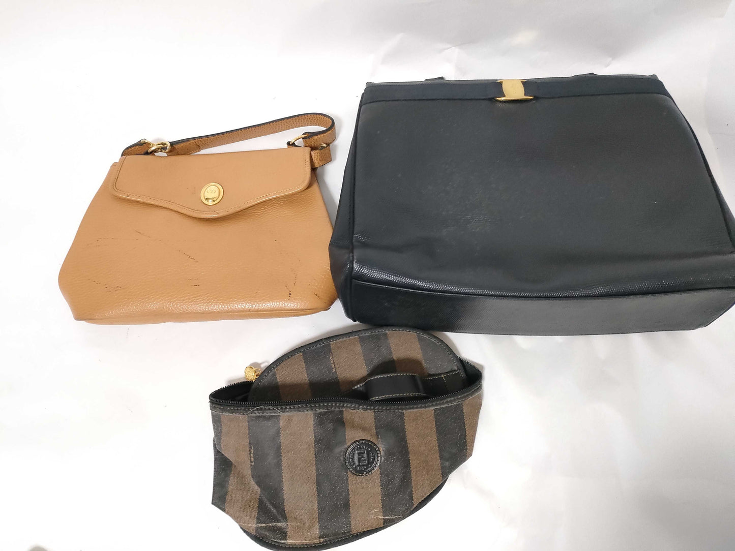 3 Dior/Ferragamo/Fendi bags