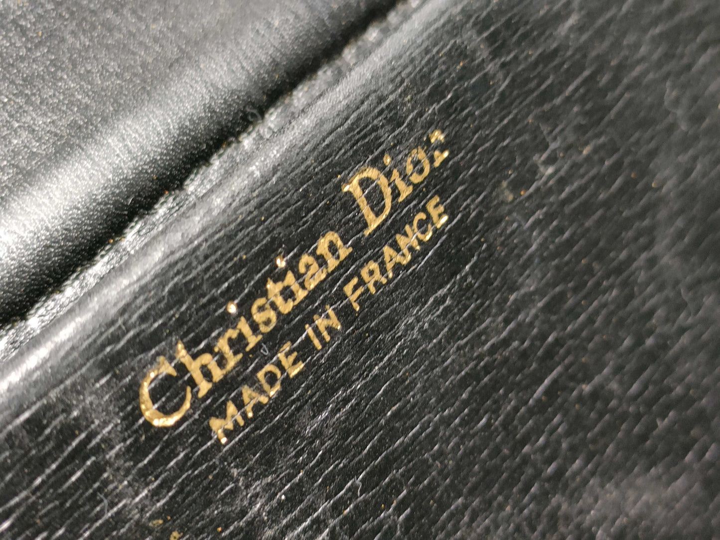 Dior Leather Chain Shoulder Bag