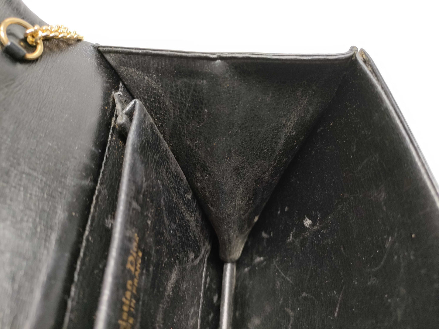 Dior Leather Chain Shoulder Bag