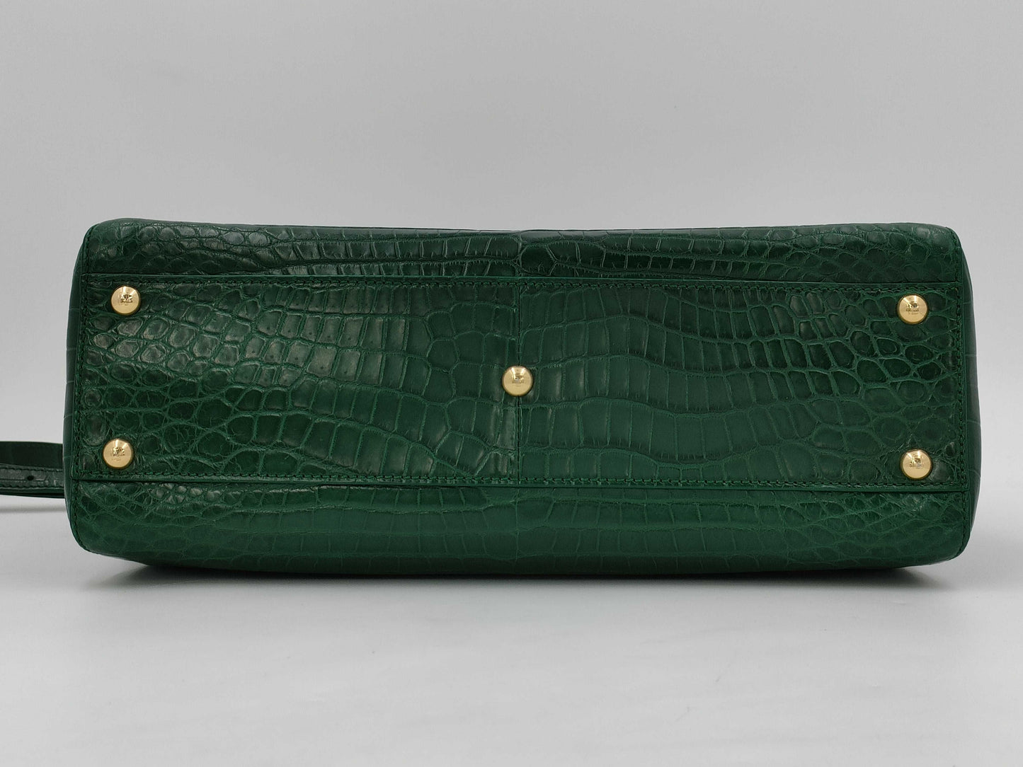 FENDI Exotic Leather Croco Matte 2-Way Bag