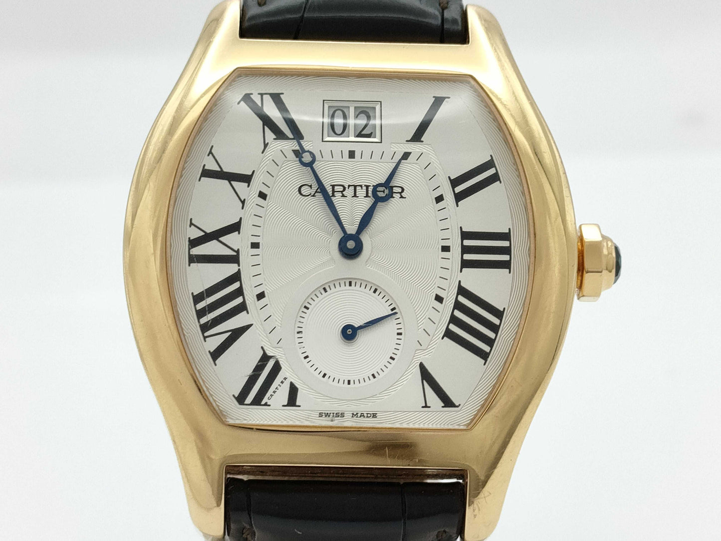 Cartier Tortue XL W1556234 3585 45632TX Manual Winding Men's Watch