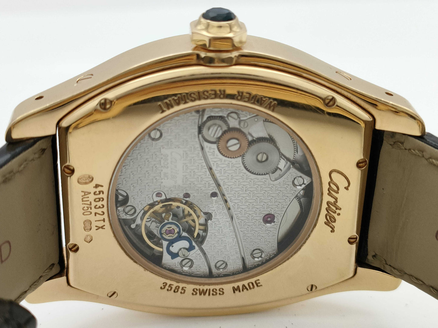 Cartier Tortue XL W1556234 3585 45632TX Manual Winding Men's Watch