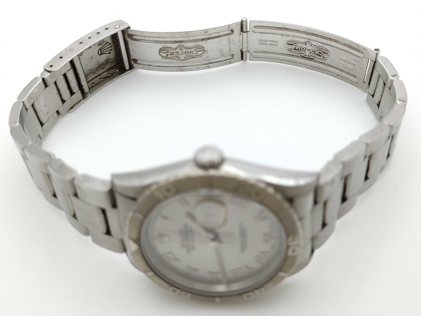 ROLEX 16264 F153987 Silver Roman Men's Watch