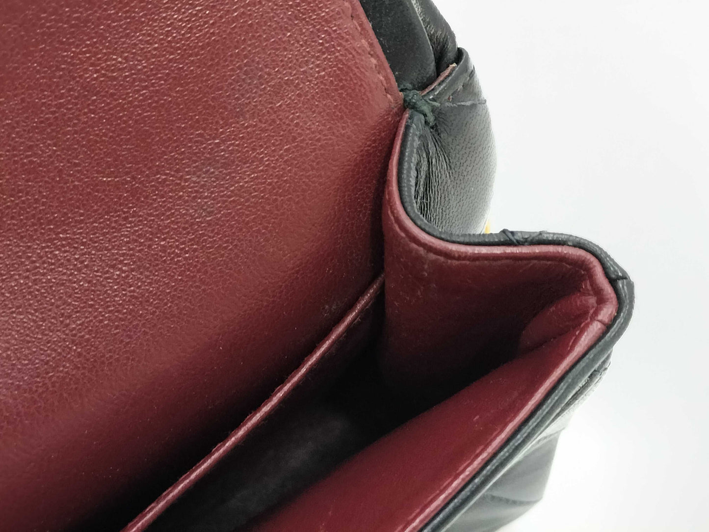 CHANEL Lambskin Matelasse 23 Double Flap Shoulder Bag